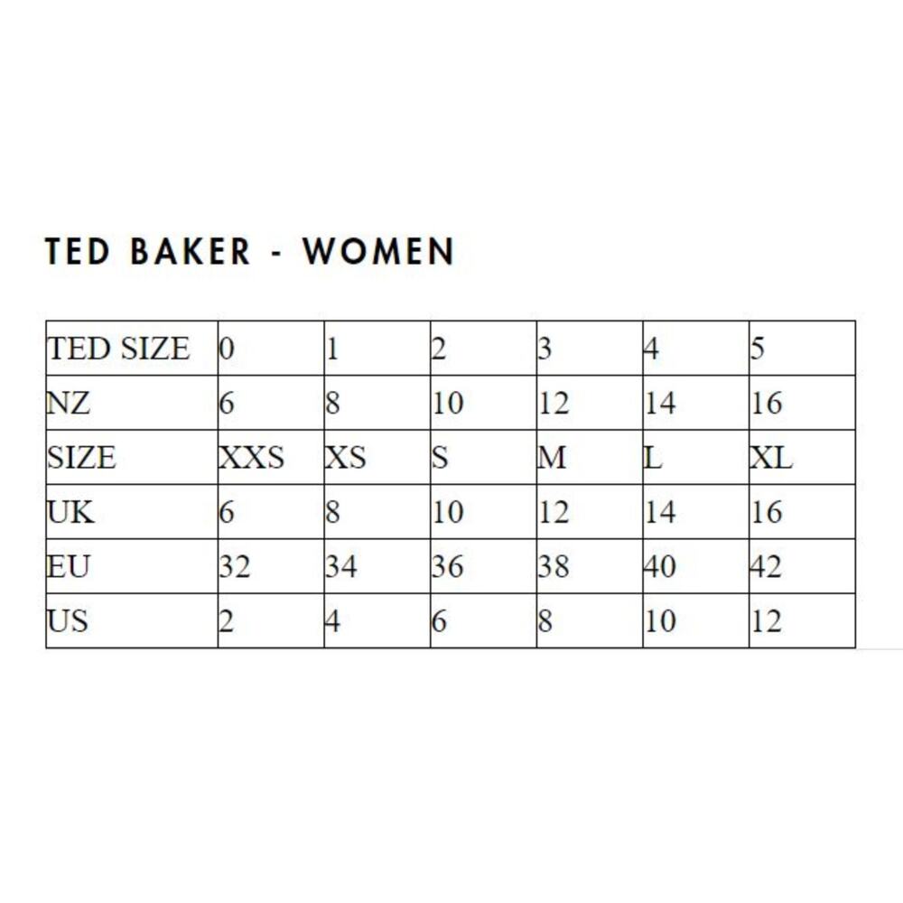 Ted Baker | NWT Tilliiy Belted Velvet Dress | Fit and Flare Mini | Black | Sz L - Picture 16 of 16